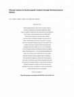 Research paper thumbnail of Thermal analysis on hydroxyapatite synthesis through mechanochemical method