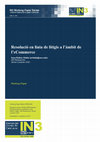 Research paper thumbnail of Resolucion de litigios en el comercio electronico IN3 2011