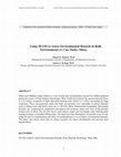 Research paper thumbnail of  Using 3D GIS to Assess Environmental Hazards in Built Environments (Case Study: Mina)