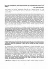 Research paper thumbnail of HACIA UN PROGRAMA DE INVESTIGACIÓN DESDE UNA EPISTEMOLOGÍA DE SUJETO A SUJETO