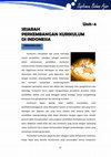 Research paper thumbnail of Sejarah Kurikulum