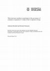 Research paper thumbnail of What motivates members to participate in the governance of consumer co-operatives? A study of the Cooperative Group