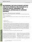 Research paper thumbnail of Bowsher et al. (2013) Deciphering the evolutionary history and developmental mechanisms of a complex sexual ornament: the abdominal appendages of Sepsidae (Diptera)