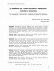 Research paper thumbnail of La enseñanza del “tiempo histórico”: problemas y propuestas didácticas. 