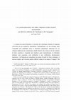 Research paper thumbnail of "La connaissance du Dieu Trinité: par delà les embarras de l'analogie et de l'anagogie," in Les sources du renouveau de la théologie trinitaire au XXe siècle, ed. E. Durand e V. Holzer, Cerf, Paris 2008