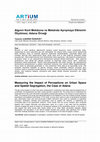 Research paper thumbnail of Algının Kent Mekânına ve Mekânda Ayrışmaya Etkisinin Ölçülmesi, Adana Örneği /  Measuring the Impact of Perceptions on Urban Space and Spatial Segregation, The Case of Adana