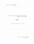 Research paper thumbnail of The Meaning Management Challenge: Making Sense of Health, Illness, and Disease (Inter-Disciplinary Press, 2011)