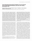 Research paper thumbnail of Time-Dependent Descending Facilitation from the Rostral Ventromedial Medulla Maintains, But Does Not Initiate, Neuropathic Pain