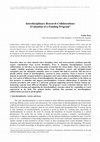 Research paper thumbnail of Interdisciplinary Research Collaborations: Evaluation of a Funding Program