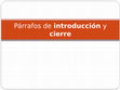 Research paper thumbnail of SEMANA 13 Introduccion y cierre