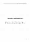 Research paper thumbnail of Arquitectura Historia de la construccion antigua roma