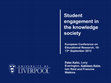 Research paper thumbnail of Student engagement in the knowledge society 