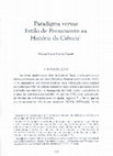 Research paper thumbnail of CONDÉ, M. L. L., "Paradigma versus Estilo de Pensamento na História da Ciência". In: Mauro Lúcio Leitão Condé; Betânia Gonçalves Figueiredo. (Org.). Ciência, História e Teoria. Belo Horizonte: Argvmentvm, 2005.  