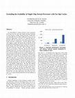 Research paper thumbnail of Extending the Scalability of Single Chip Stream Processors with On-chip Caches