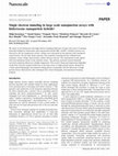 Research paper thumbnail of Single electron tunneling in large scale nanojunction arrays with bisferrocene–nanoparticle hybrids