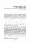 Research paper thumbnail of Les Touaregs du Niger et la crise du Sahel