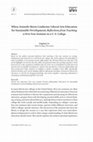 Research paper thumbnail of Lou, J. (2013) When Aristotle Meets Confucius: Liberal Arts Education for  Sustainable Development; Ref¬lections from Teaching a First Year Seminar in a U. S.  College. International Journal of Chinese Education. International Journal of Chinese Education 2, 31-53