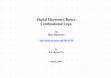 Research paper thumbnail of Digital Electronics Basics: Combinational Logic for Basic Electronics