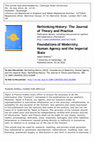 Research paper thumbnail of Review of Foundations of Modernity by Isabel DiVanna