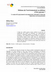 Research paper thumbnail of Défense de l’environnement ou défense d’être paysan ? Le statut de la paysannerie nicaraguayenne reformulé à l'aune des injonctions environnementales