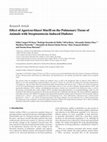 Research paper thumbnail of Effect of Agaricus blazei Murill on the Pulmonary Tissue of Animals with Streptozotocin-Induced Diabetes