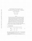 Research paper thumbnail of The Stochastic Wave Equation with Multiplicative Fractional Noise: a Malliavin calculus approach