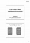 Research paper thumbnail of Statistik Lanjutan - MANOVA UNTUK PENGUKURAN BERULANGAN