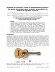 Research paper thumbnail of Synthèse de l'imitation vocale et représentation graphique des gestes phonétiques sous-jacents à la description du timbre de la guitare classique