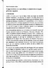 Research paper thumbnail of El papel del léxico en el aprendizaje y la adquisición de lenguas primeras y segundas