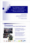 Research paper thumbnail of The Challenges of Mixed Methods Triangulation Design In A Global Study On Disaster Mental Health