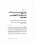 Research paper thumbnail of An Expert System for Risk Assessment of Work-Related Musculo-Skeletal Disorders