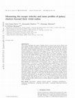 Research paper thumbnail of Measuring the escape velocity and mass profiles of galaxy clusters beyond their virial radius