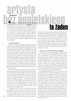 Research paper thumbnail of Artysta bez angielskiego to żaden artysta