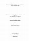 Research paper thumbnail of What Makes You Not a Feminist? Exploratory Study of Irish Women's Views and Attitudes Towards Feminism in 2009 Master of Arts in Women's Studies