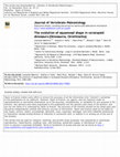 Research paper thumbnail of The evolution of squamosal shape in ceratopsid dinosaurs (Dinosauria, Ornithischia)