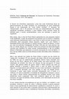 Research paper thumbnail of Resenha Crônicas do Cáucaso