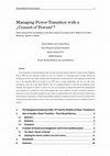 Research paper thumbnail of Managing Power Transition with a „Concert of Powers“?