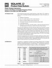 Research paper thumbnail of Power System Harmonics Causes and Effects of Variable Frequency Drives Relative to the IEEE 519-1992 Standard