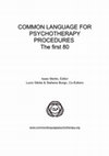 Research paper thumbnail of COMMON LANGUAGE FOR PSYCHOTHERAPY PROCEDURES