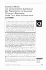 Research paper thumbnail of “Southern Myths and the Nineteenth Amendment: The Participation of Nashville Newspaper Publishers in the Final State's Ratification” 