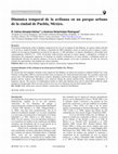 Research paper thumbnail of 2010. Dinámica temporal de la avifauna en un parque urbano de la ciudad de Puebla, México