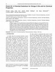 Research paper thumbnail of Perah Oil: A Potential Substitute for Omega-3 Oils and its Chemical Properties