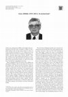 Research paper thumbnail of Géza Alföldy (1935-2011) In memoriam, Catalan Historical Review, 5, 2012, pp. 121-124 .(English)