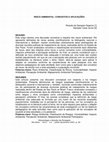 Research paper thumbnail of Risco ambiental: conceitos e aplicações.