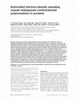 Research paper thumbnail of Automated electron‐density sampling reveals widespread conformational polymorphism in proteins