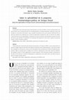 Research paper thumbnail of Sobre la aplicabilidad de la propuesta fenomenológico-política de Enrique Dussel (EFPHI 13 [1] 2011, pp. 45-57).