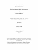 Research paper thumbnail of Theatrical Multilingualism and the Translation of Culture