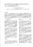 Research paper thumbnail of The AGROSYS Relational Database: An Information System for Agricultural Decision Support Systems