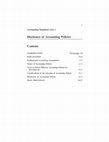 Research paper thumbnail of Accounting Standard (AS) 1 Disclosure of Accounting Policies Contents INTRODUCTION Paragraphs 1-8