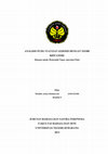 Research paper thumbnail of MAULIDA AZKIYA RAHMAWATI 2101412160 ROMBEL 5 ANALISIS PUISI TEORI RIFFATERE